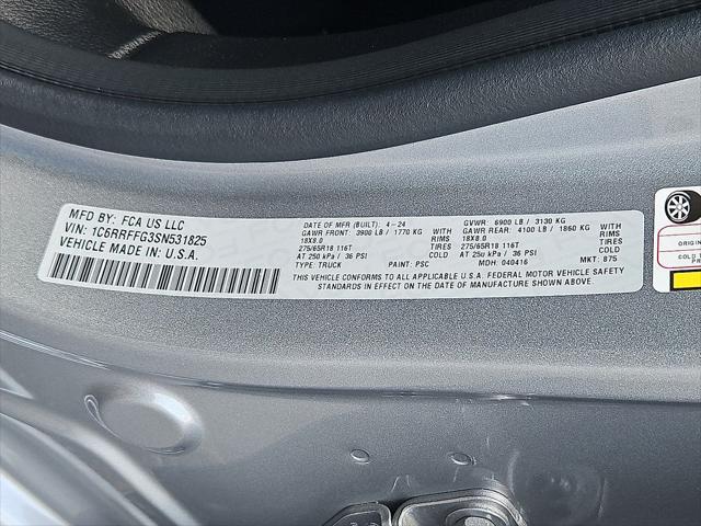 new 2025 Ram 1500 car, priced at $43,875