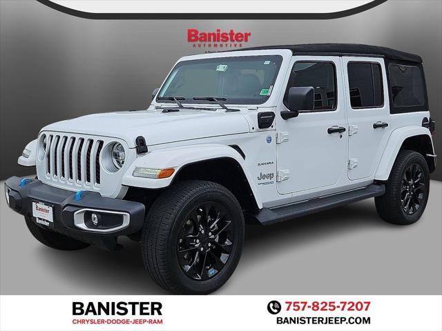 used 2022 Jeep Wrangler Unlimited 4xe car, priced at $32,999