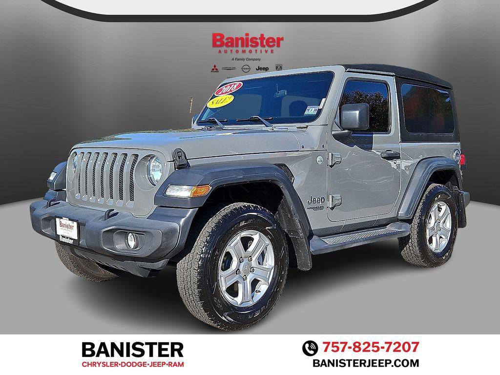 used 2018 Jeep Wrangler car, priced at $22,000