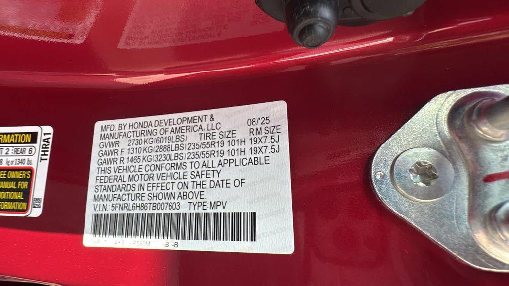 new 2026 Honda Odyssey car, priced at $49,445