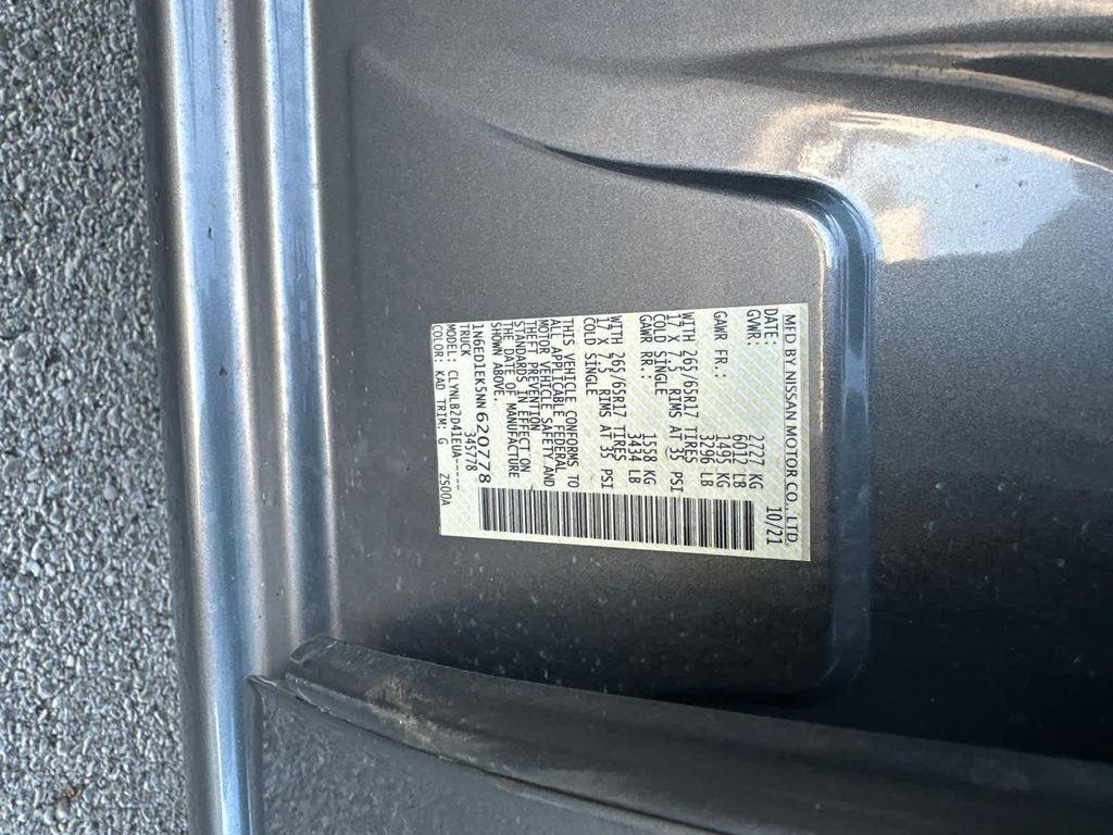used 2022 Nissan Frontier car