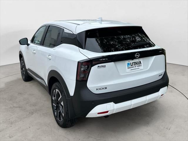 new 2025 Nissan Kicks car, priced at $26,184