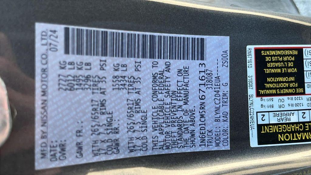 used 2024 Nissan Frontier car, priced at $28,999