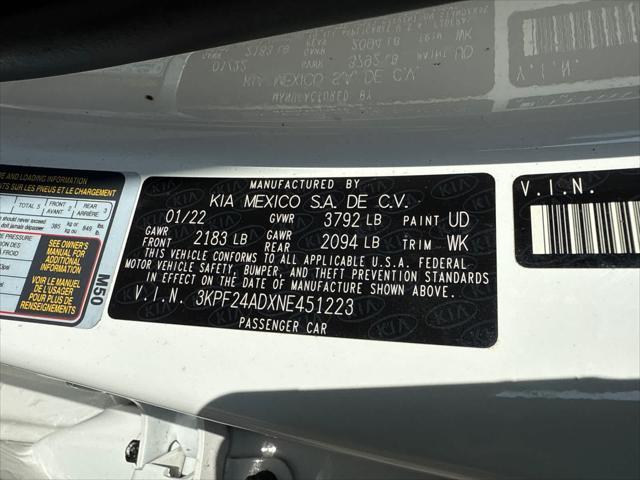 used 2022 Kia Forte car
