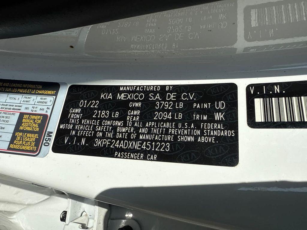 used 2022 Kia Forte car, priced at $19,999