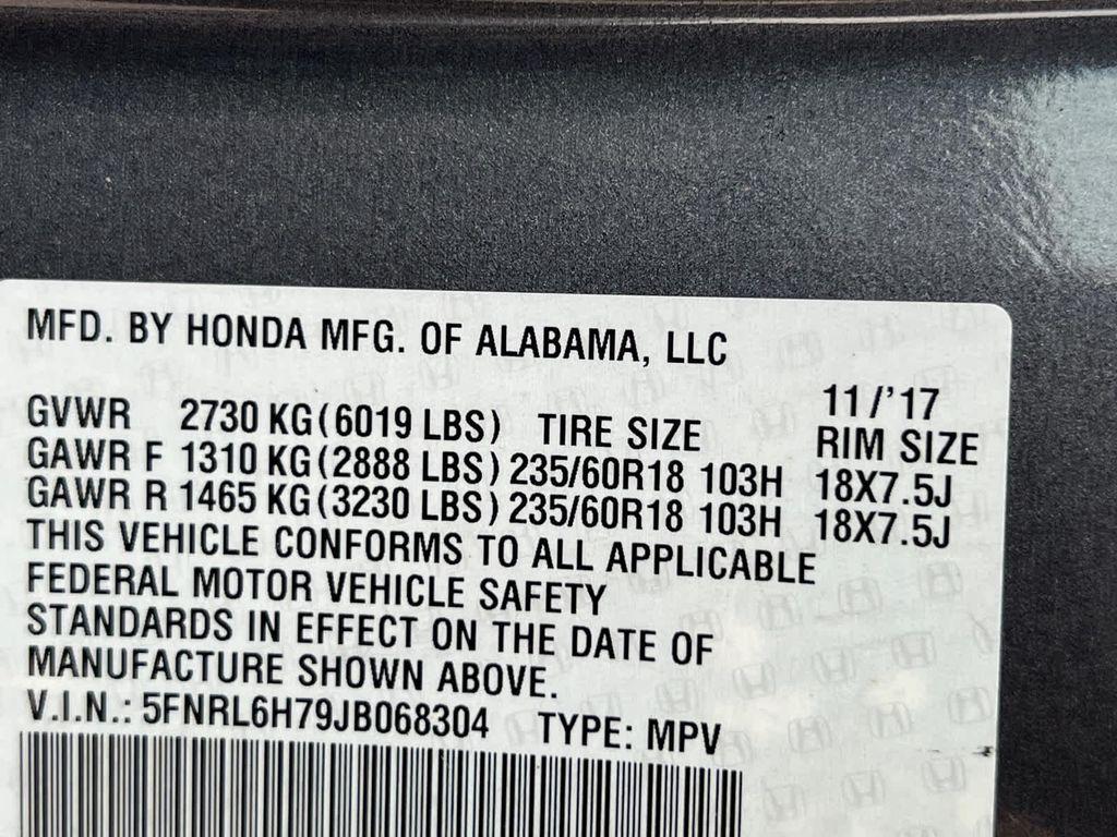 used 2018 Honda Odyssey car, priced at $21,999