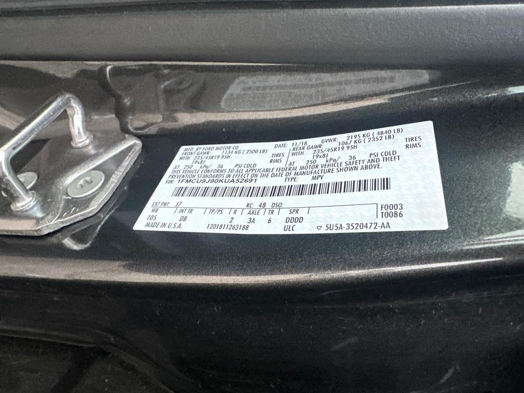 used 2019 Ford Escape car, priced at $18,999