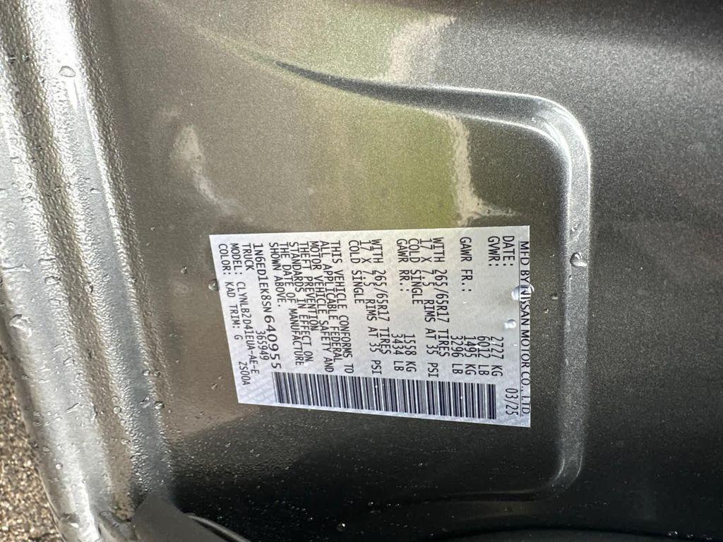 new 2025 Nissan Frontier car, priced at $39,122