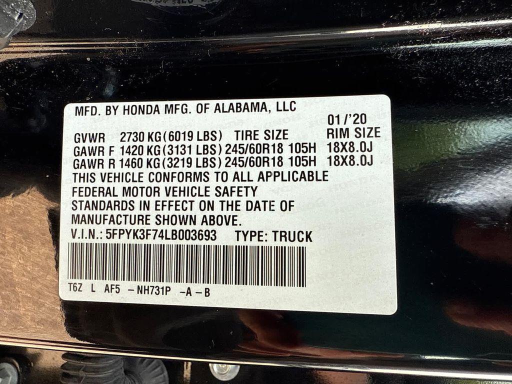 used 2020 Honda Ridgeline car, priced at $32,999