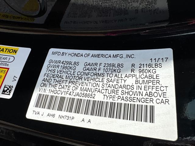 used 2018 Honda Accord car, priced at $20,999