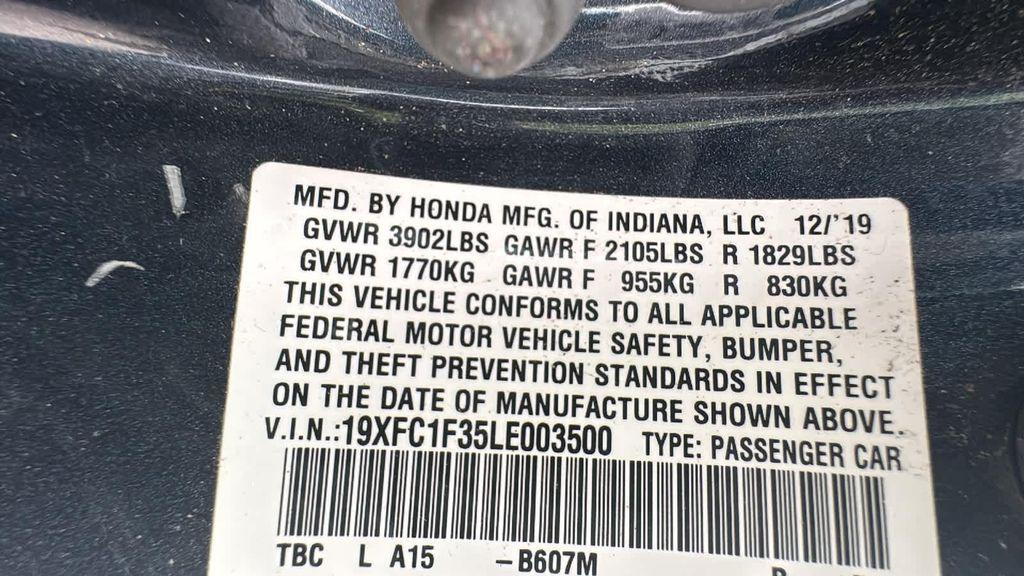 used 2020 Honda Civic car, priced at $21,999