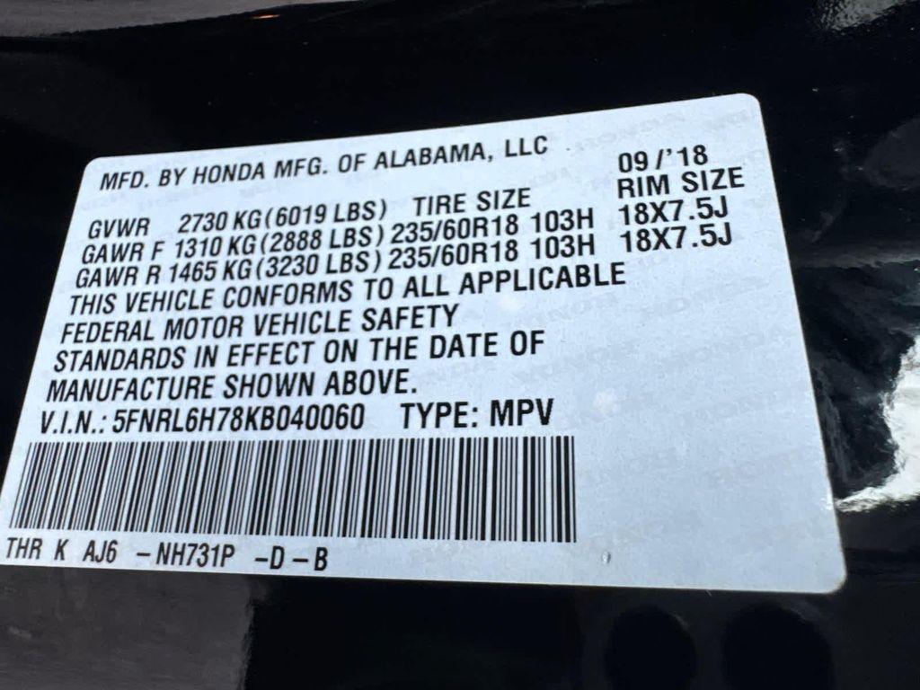 used 2019 Honda Odyssey car, priced at $25,999