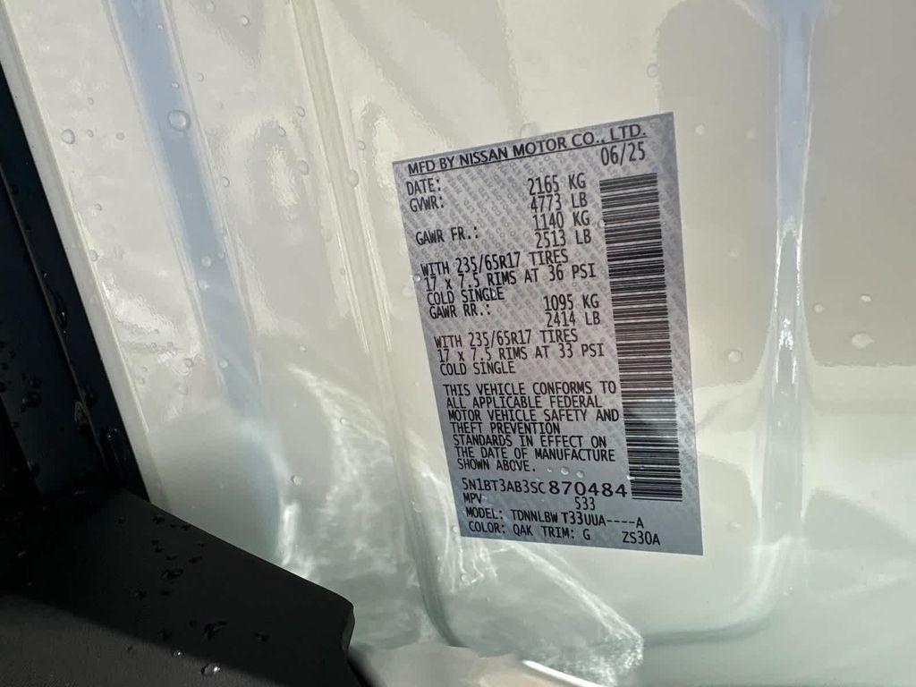 new 2025 Nissan Rogue car, priced at $30,938