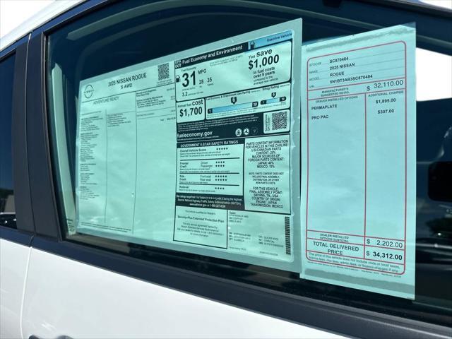 new 2025 Nissan Rogue car, priced at $32,110