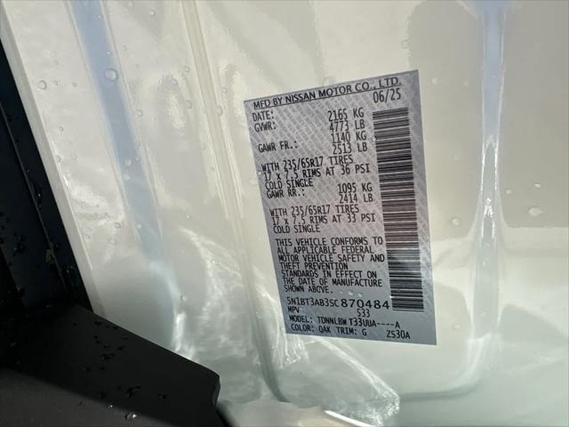 new 2025 Nissan Rogue car, priced at $32,110