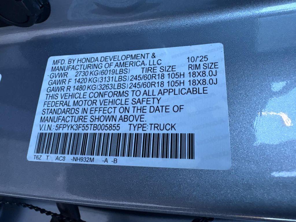 new 2026 Honda Ridgeline car, priced at $44,890