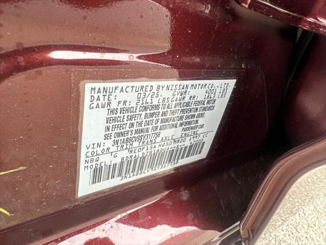 new 2025 Nissan Sentra car, priced at $24,125