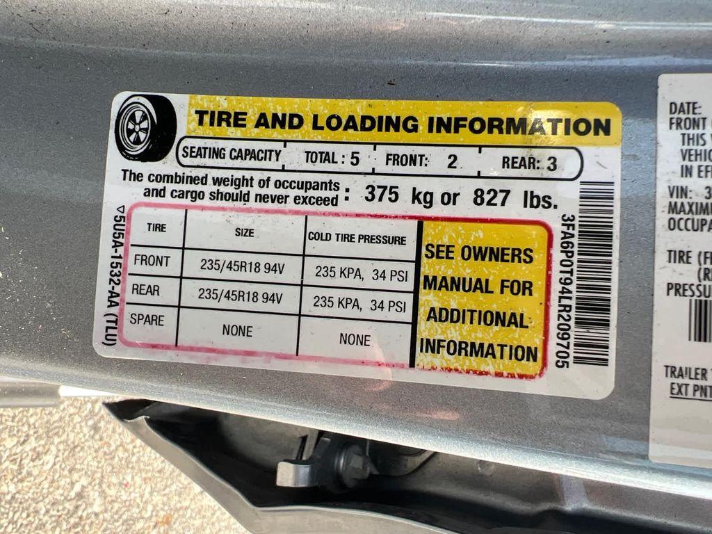 used 2020 Ford Fusion car, priced at $16,499
