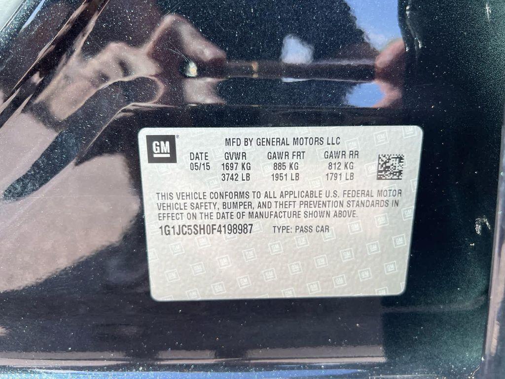 used 2015 Chevrolet Sonic car, priced at $6,499