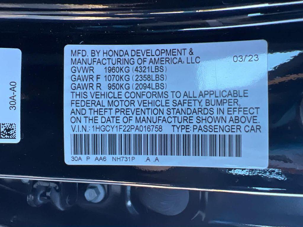 used 2023 Honda Accord car, priced at $23,999