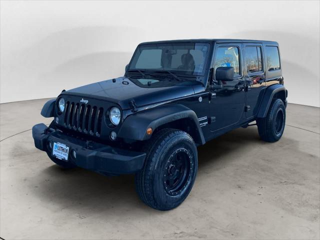 used 2018 Jeep Wrangler JK Unlimited car, priced at $18,999