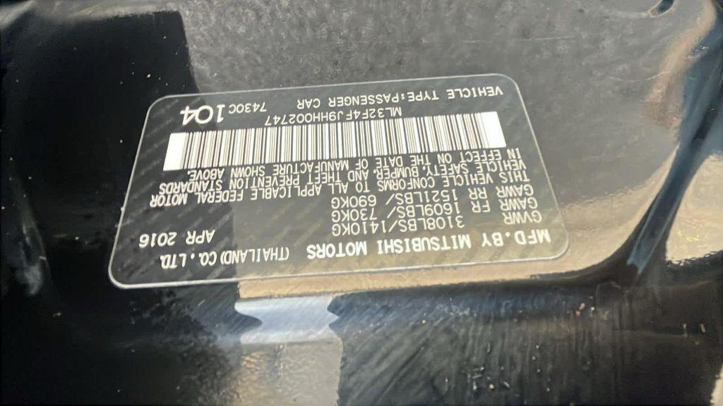 used 2017 Mitsubishi Mirage G4 car, priced at $7,999