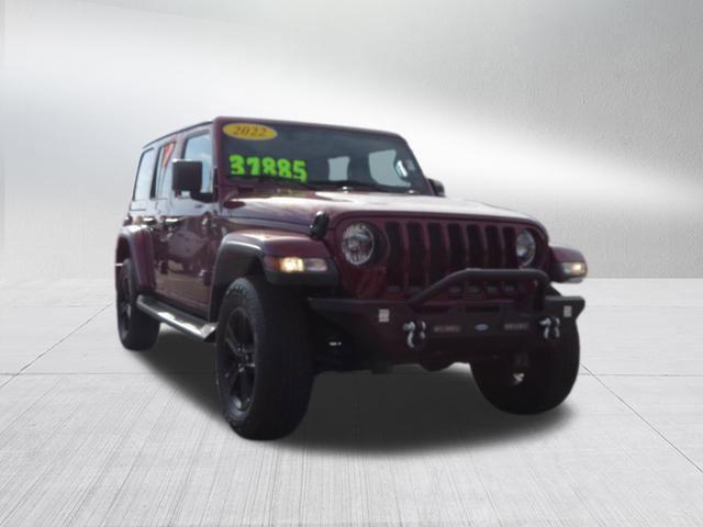 used 2022 Jeep Wrangler Unlimited car, priced at $37,885