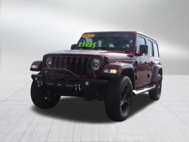 used 2022 Jeep Wrangler Unlimited car, priced at $37,885