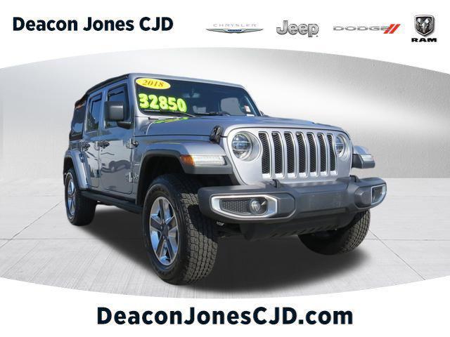 used 2018 Jeep Wrangler Unlimited car, priced at $29,755