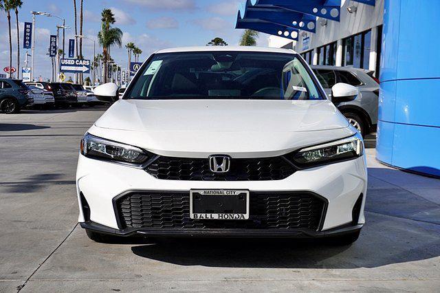 new 2025 Honda Civic car, priced at $25,800