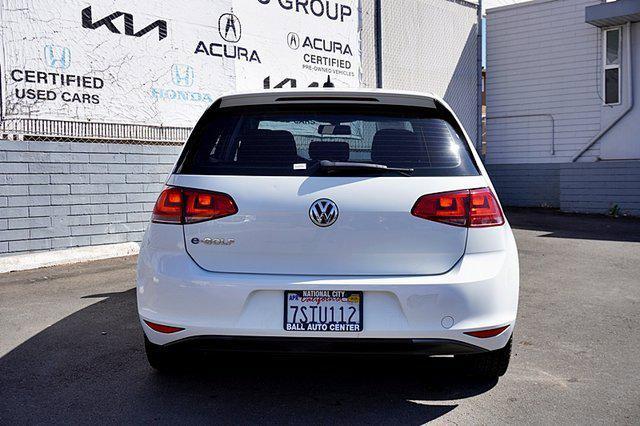 used 2016 Volkswagen e-Golf car, priced at $11,995