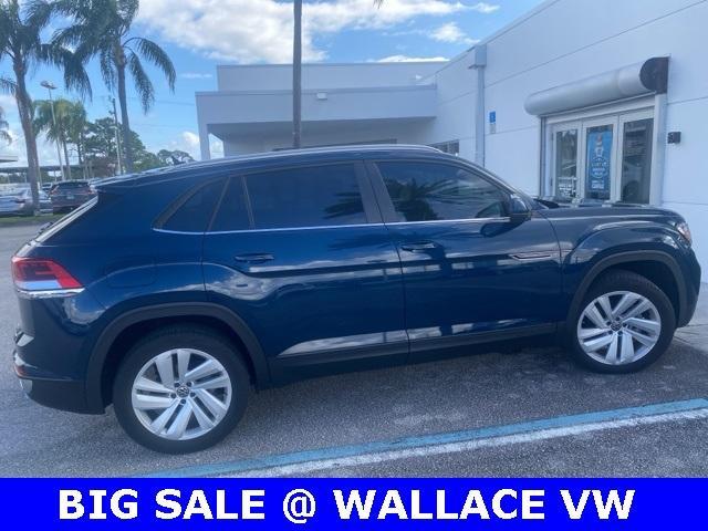 used 2021 Volkswagen Atlas Cross Sport car, priced at $27,850