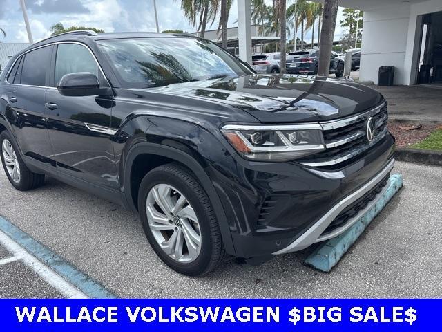 used 2021 Volkswagen Atlas Cross Sport car, priced at $29,890