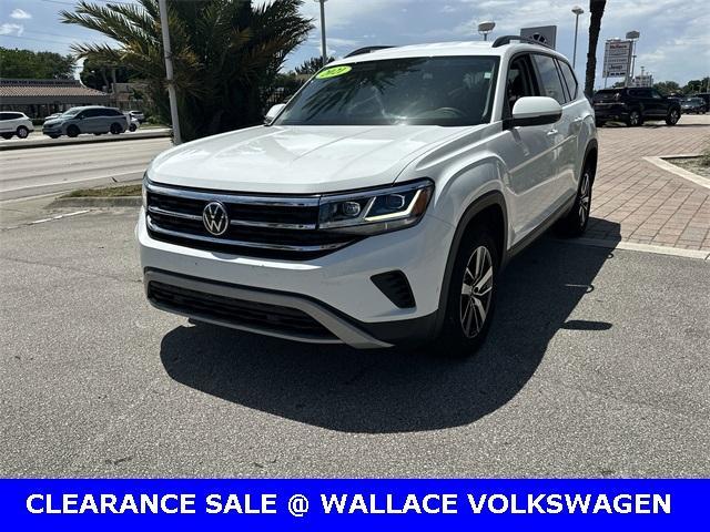 used 2021 Volkswagen Atlas car, priced at $18,898