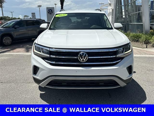 used 2021 Volkswagen Atlas car, priced at $18,898