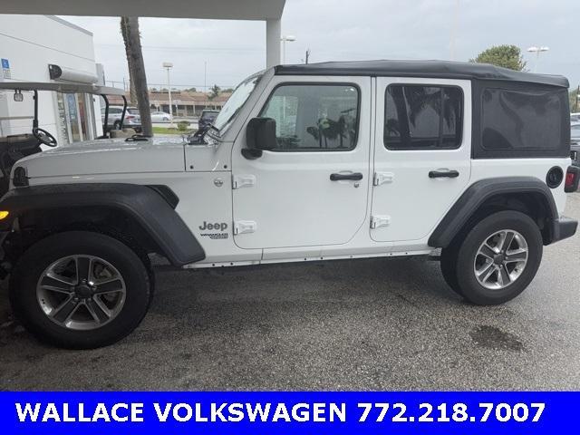 used 2020 Jeep Wrangler Unlimited car, priced at $27,550
