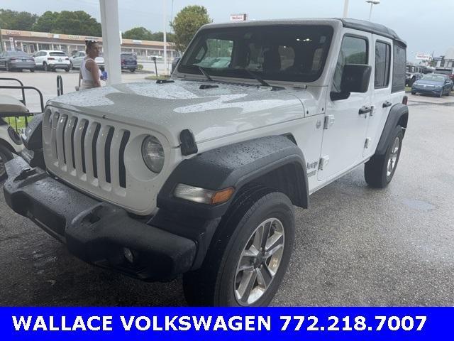 used 2020 Jeep Wrangler Unlimited car, priced at $27,550