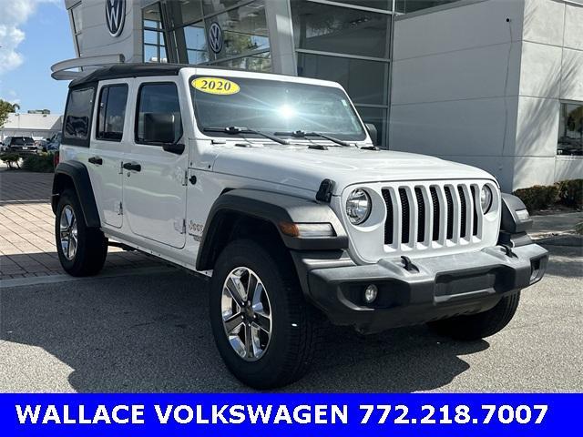 used 2020 Jeep Wrangler Unlimited car, priced at $25,450
