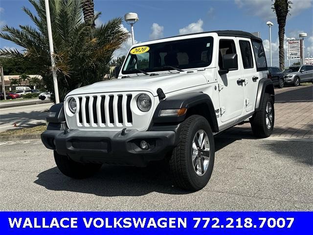 used 2020 Jeep Wrangler Unlimited car, priced at $25,450