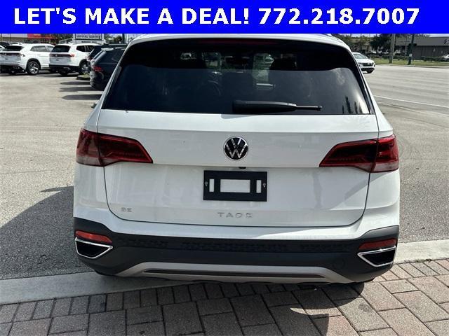 new 2024 Volkswagen Taos car, priced at $30,161