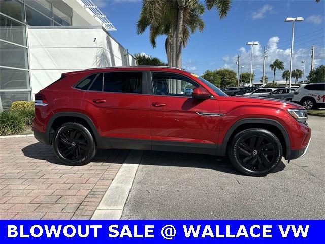 used 2022 Volkswagen Atlas Cross Sport car, priced at $28,890