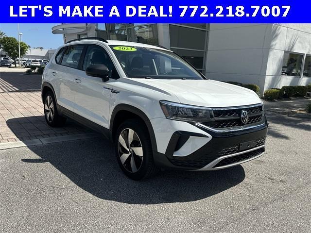 used 2023 Volkswagen Taos car, priced at $19,995
