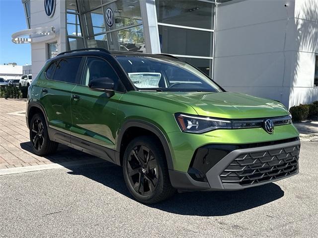 new 2025 Volkswagen Taos car, priced at $33,021