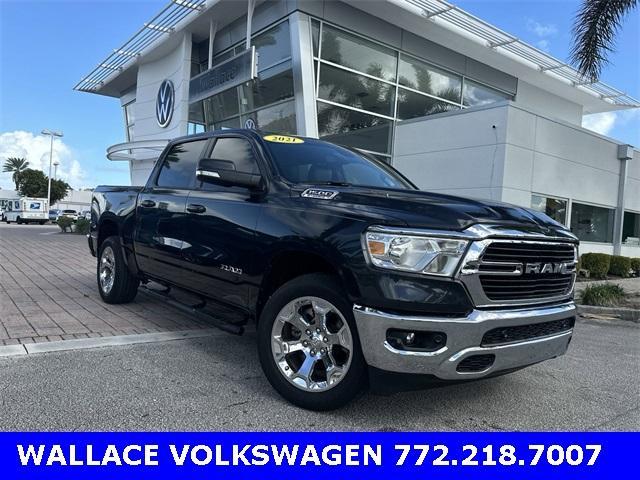 used 2021 Ram 1500 car, priced at $33,450