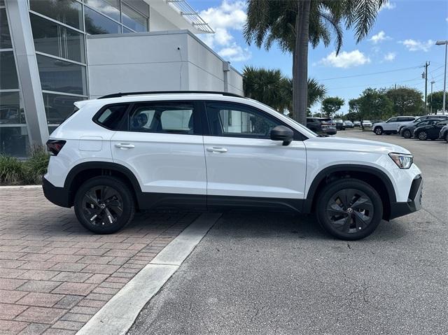 new 2025 Volkswagen Taos car, priced at $27,011