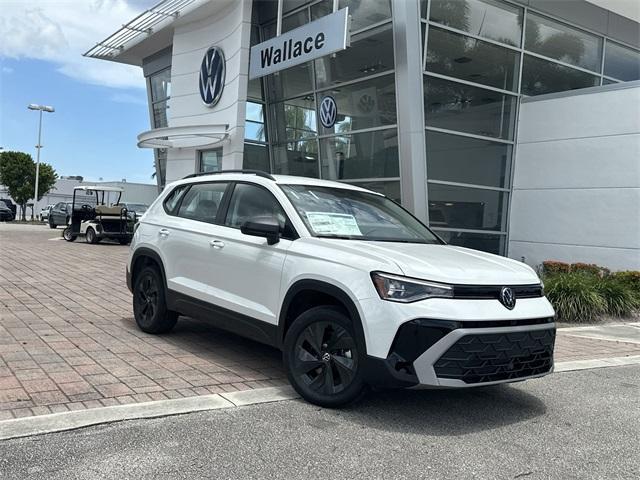 new 2025 Volkswagen Taos car, priced at $27,011