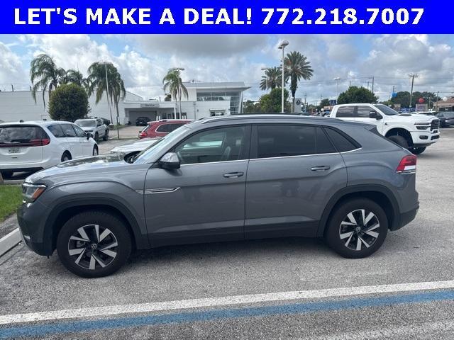 used 2021 Volkswagen Atlas Cross Sport car, priced at $25,550