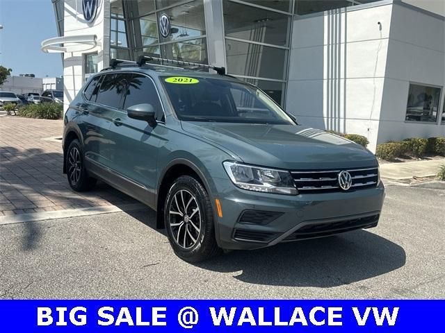 used 2021 Volkswagen Tiguan car, priced at $19,485