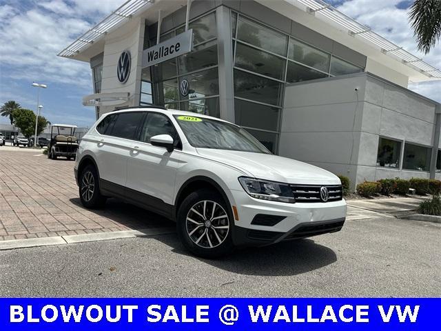 used 2021 Volkswagen Tiguan car, priced at $17,895