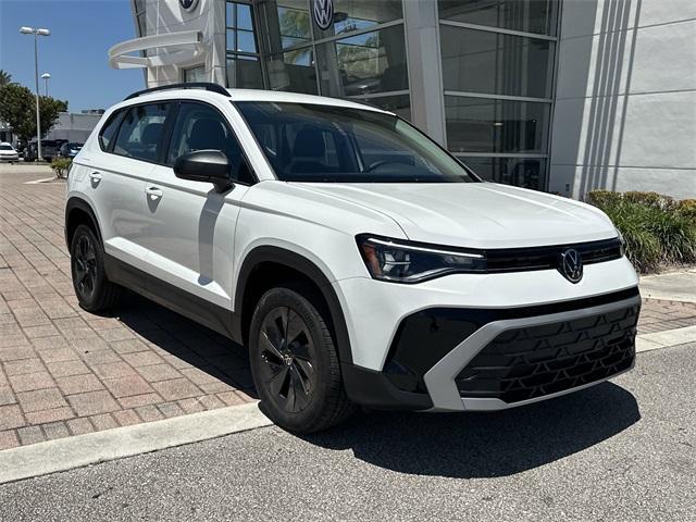new 2025 Volkswagen Taos car, priced at $27,011